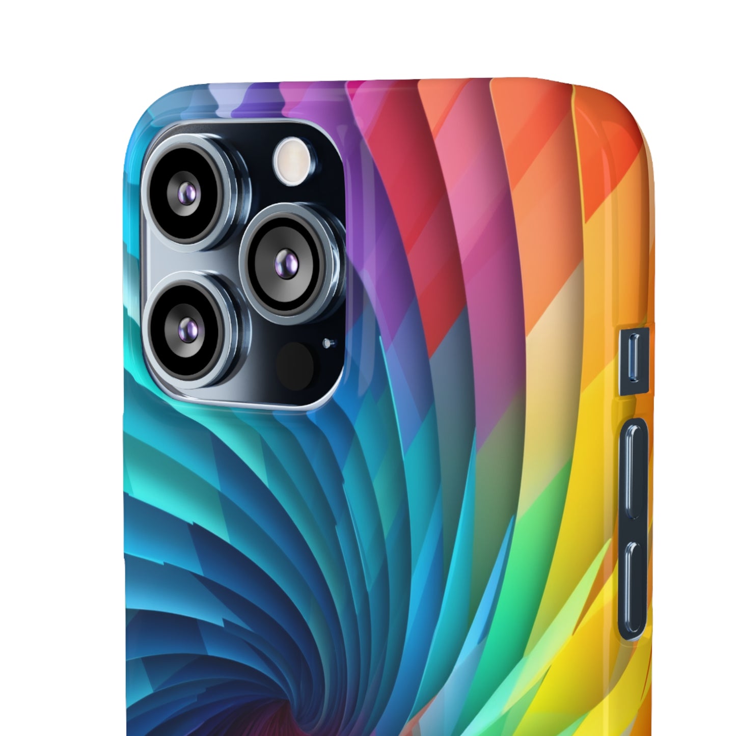 Rainbow Spiral - iPhone Snap Case