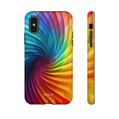 Rainbow Spiral - iPhone Tough Case