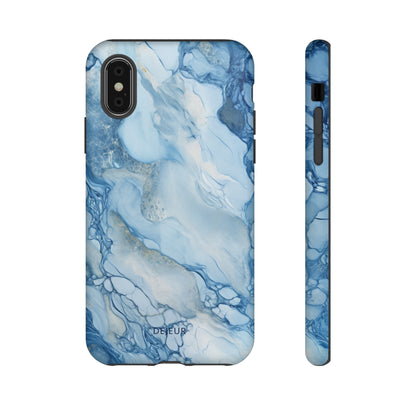 Sky Blue Marble - iPhone Tough Case