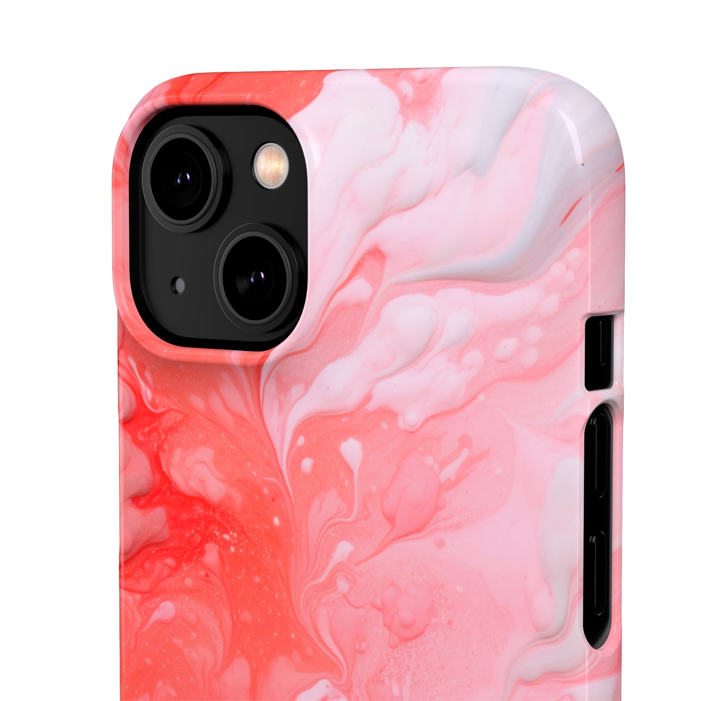 Rose Pink Marble - iPhone Snap Case