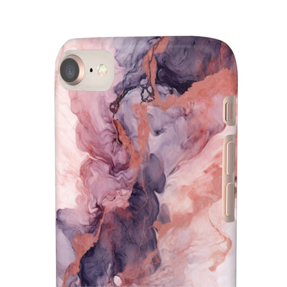 Royal Purple Marble - iPhone Snap Case