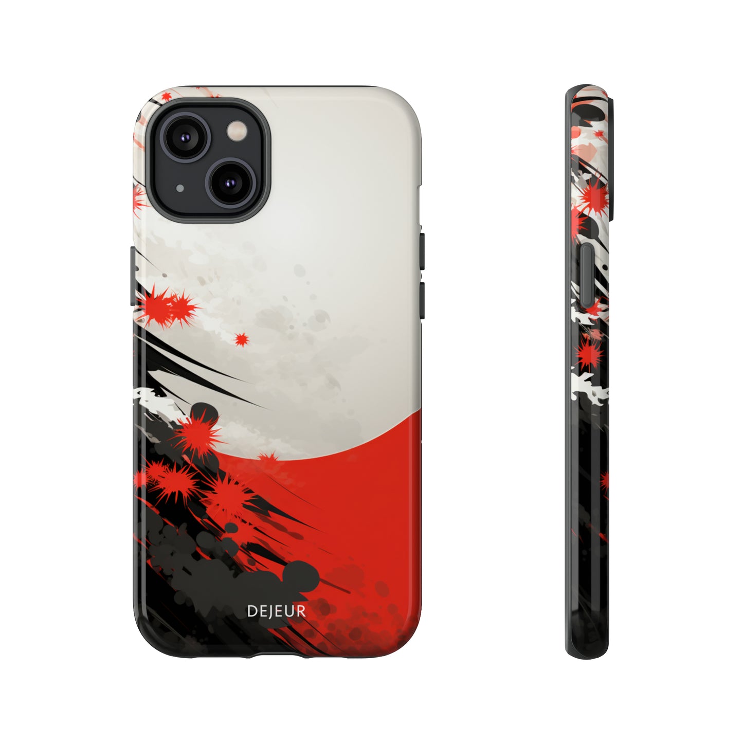 Japanese Abstract Splatter - iPhone Tough Case