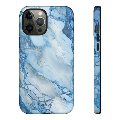 Sky Blue Marble - iPhone Tough Case