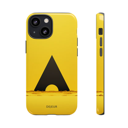 Sun Triangle Yellow - iPhone Tough Case