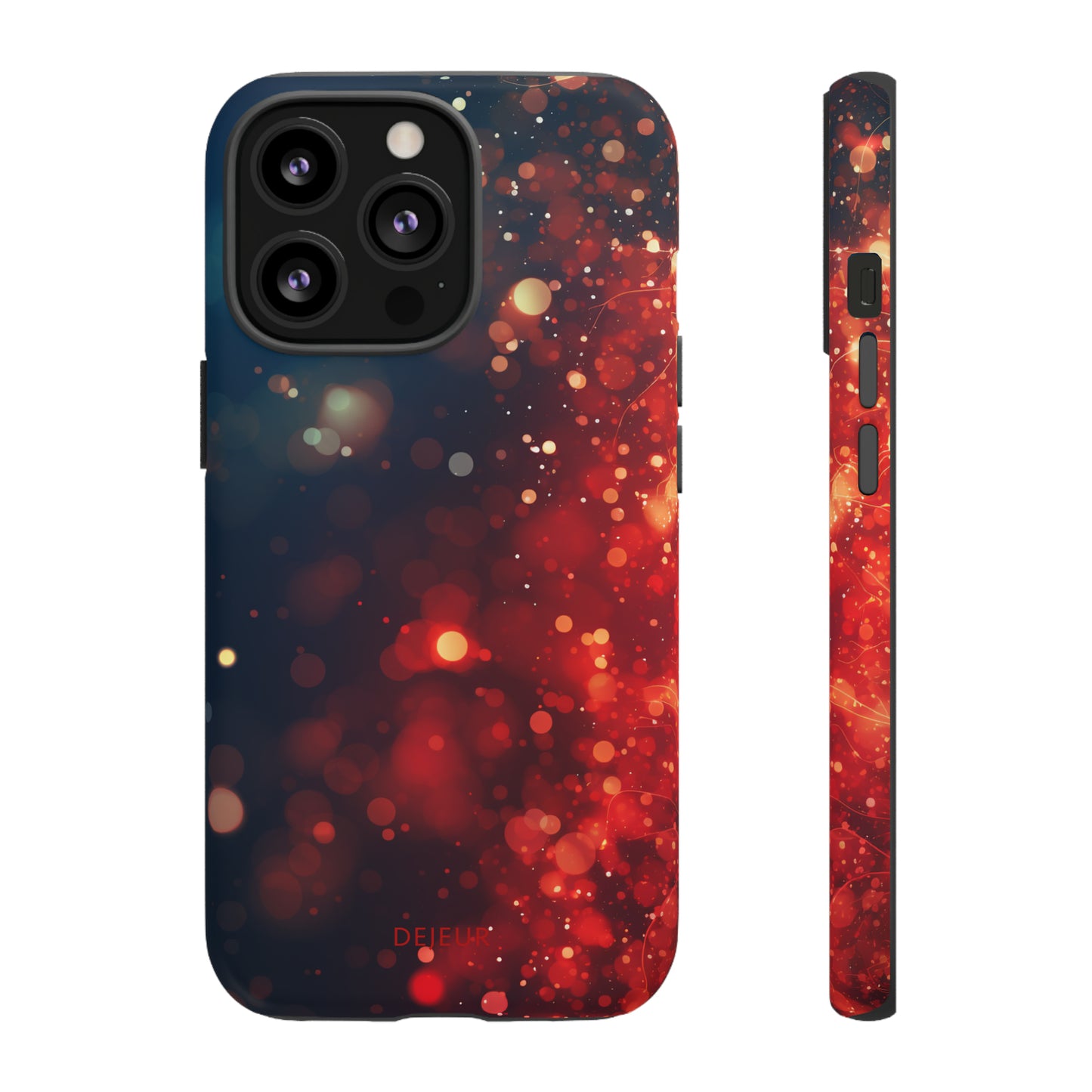 Midnight Red Shimmer - iPhone Tough Case