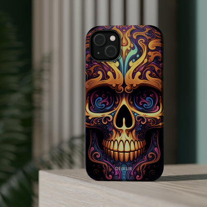 Paisley Skull - iPhone MagSafe Tough Case