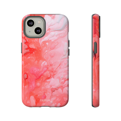 Rose Pink Marble - iPhone Tough Case