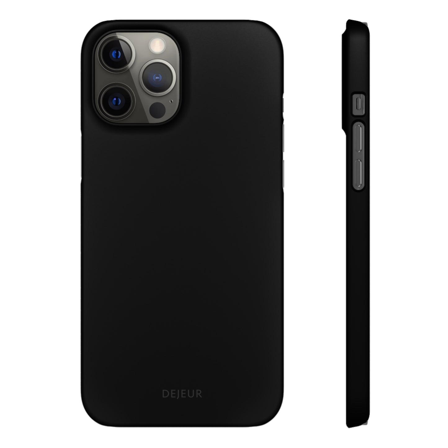 Pure Black - iPhone Snap Case