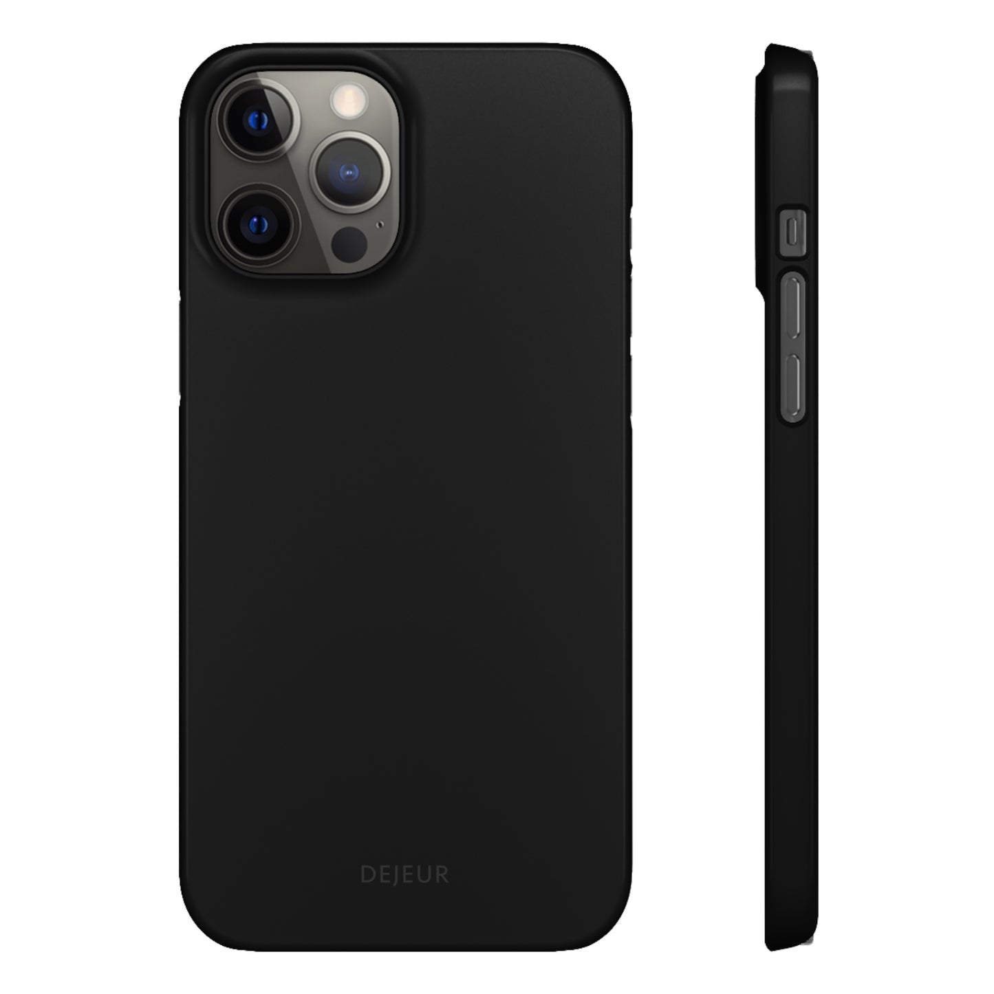 Pure Black - iPhone Snap Case