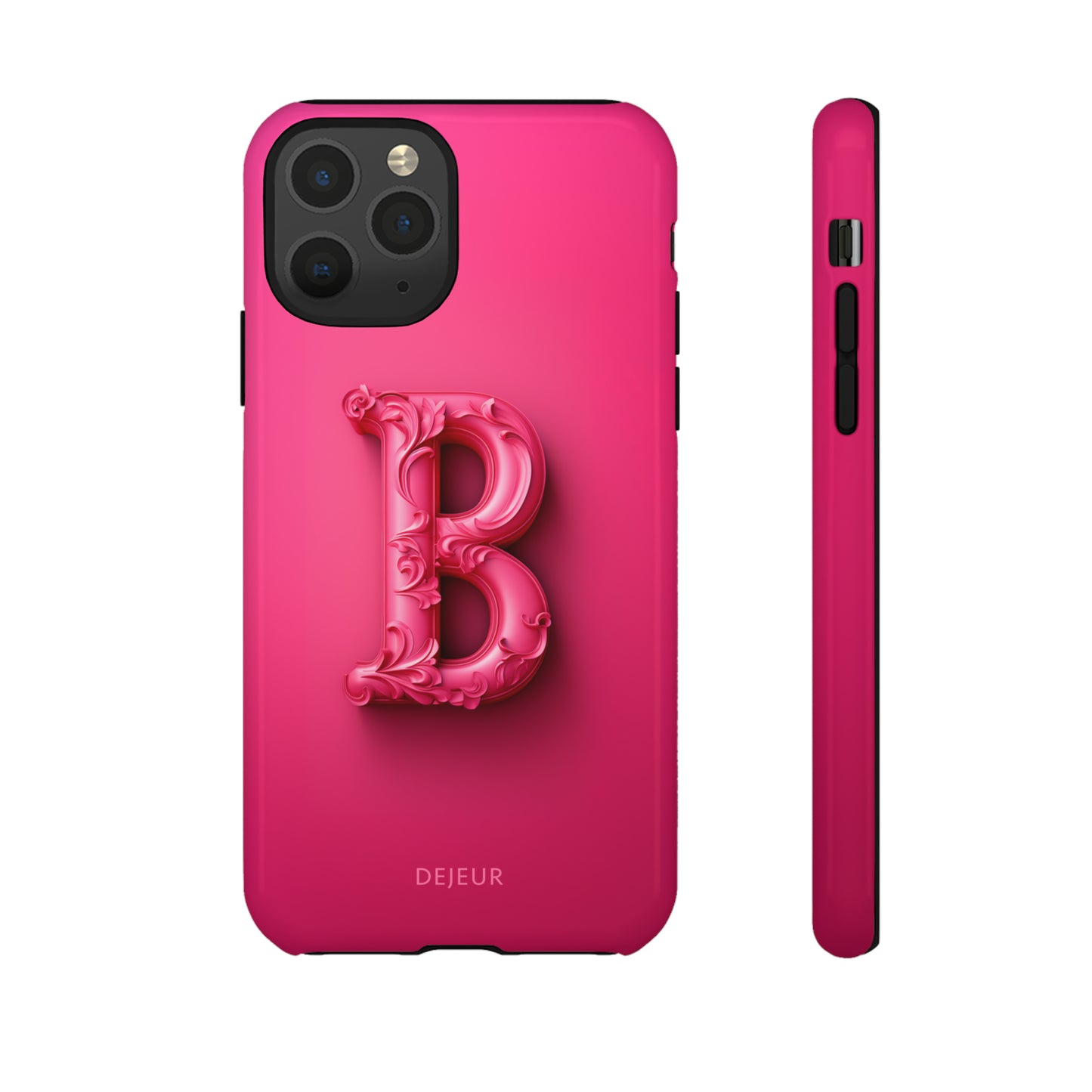 B Hot Pink - iPhone Tough Case