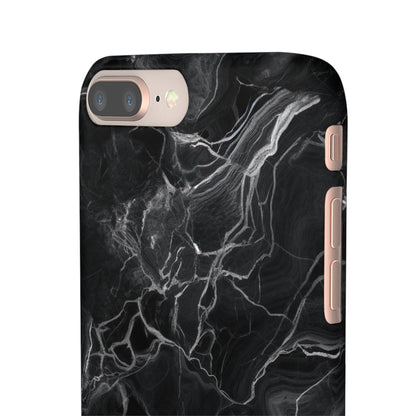 Dark Marble - iPhone Snap Case