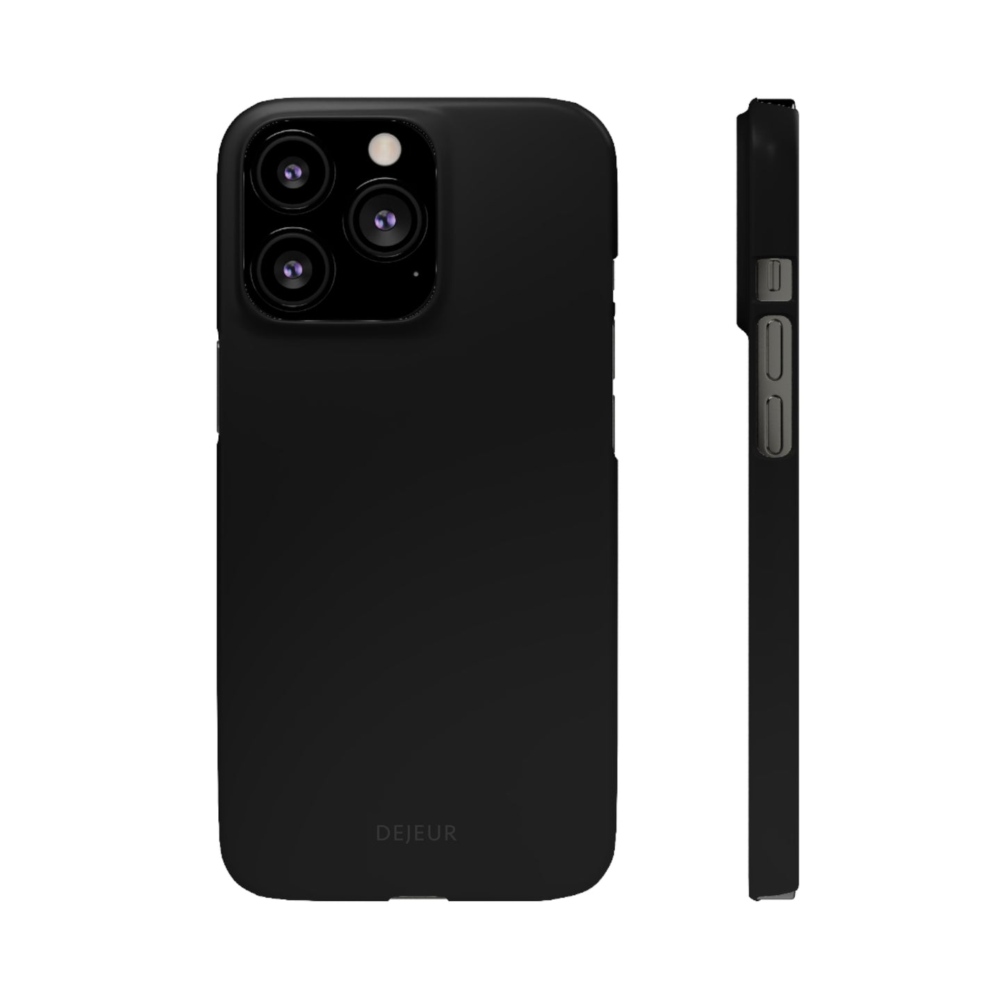 Pure Black - iPhone Snap Case