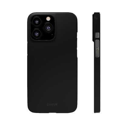 Pure Black - iPhone Snap Case