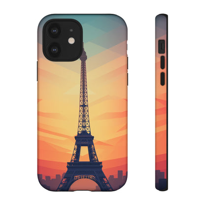 Eiffel Tower Sunset - iPhone Tough Case