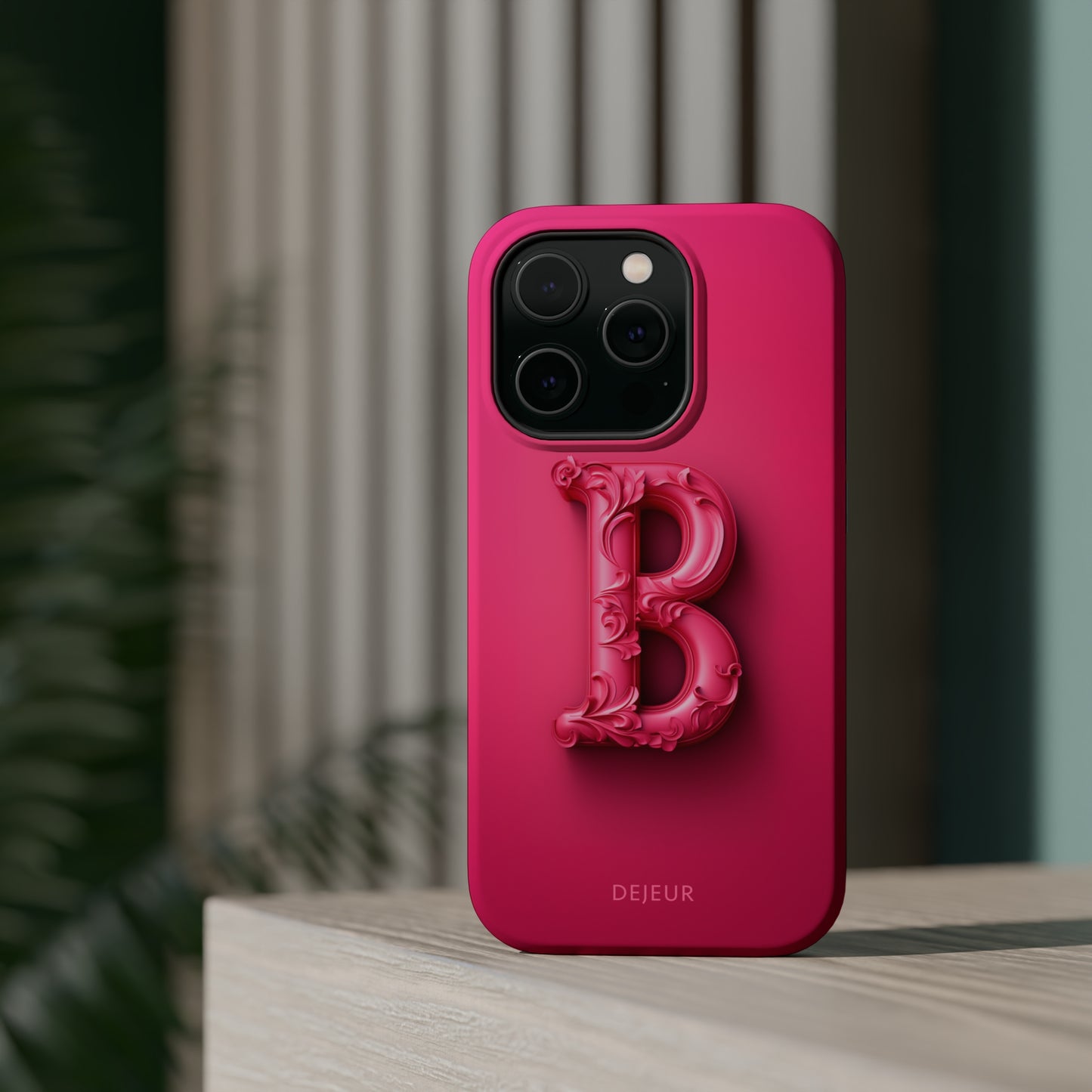 B Hot Pink - iPhone MagSafe Tough Case