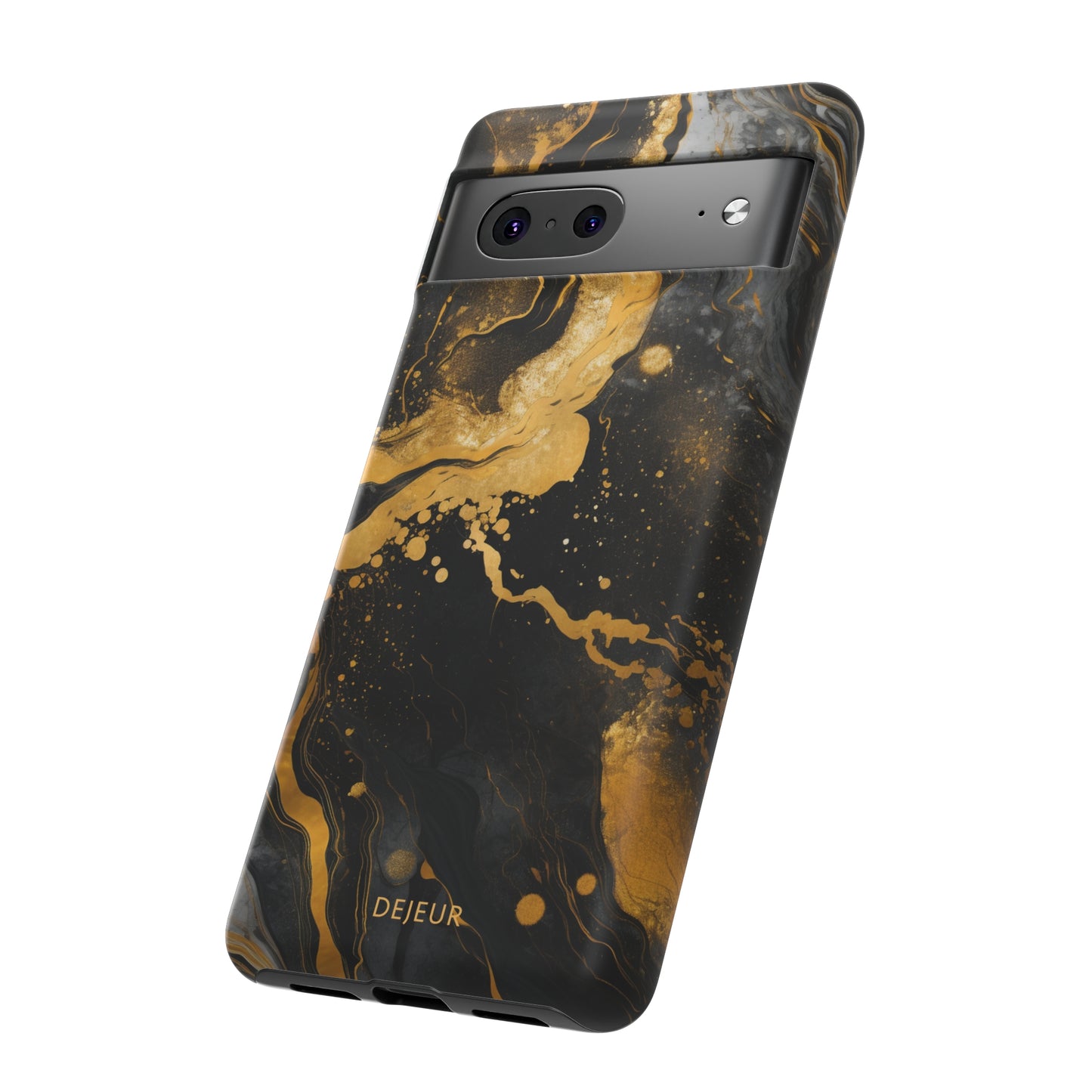 Gold & Black Marble - Google Pixel Tough Case