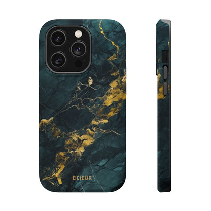 Gold Shadow Marble - iPhone MagSafe Tough Case