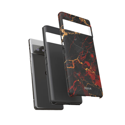 Dark Crimson Marble - Google Pixel Tough Case