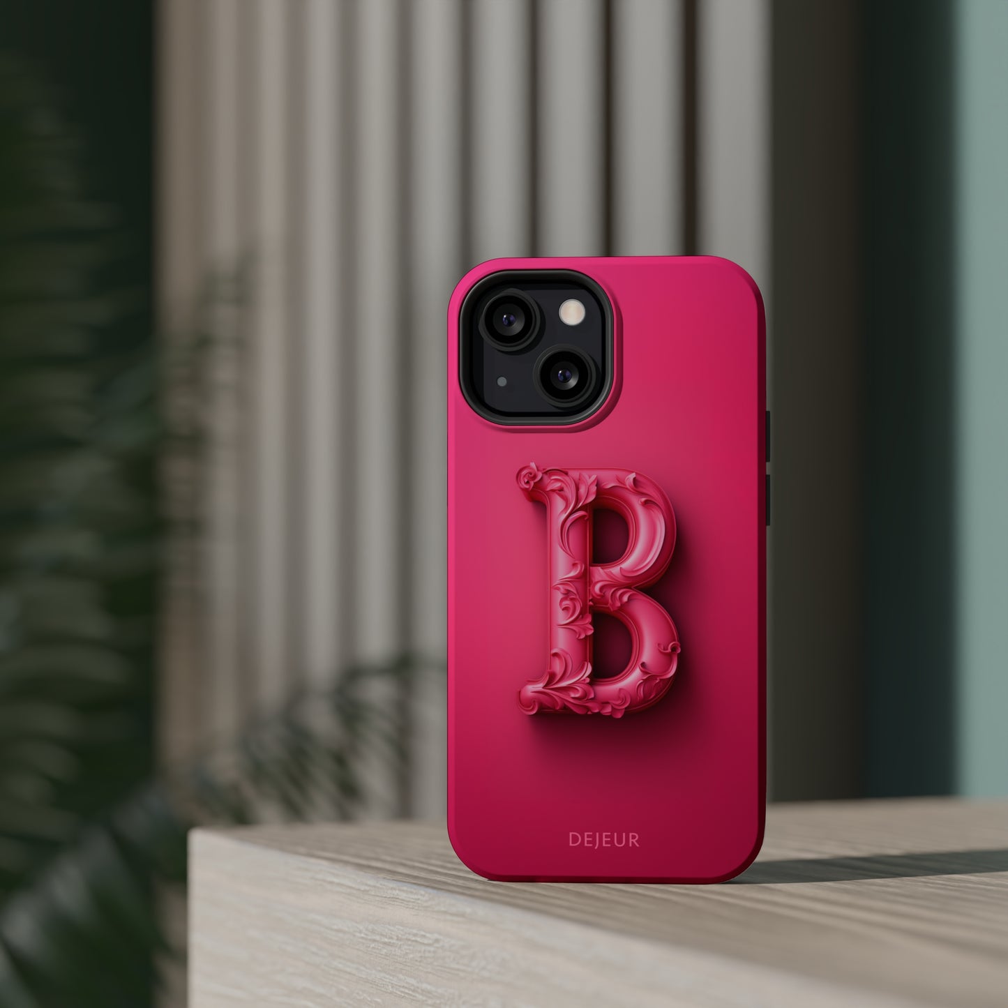 B Hot Pink - iPhone MagSafe Tough Case