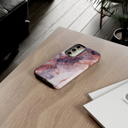 Royal Purple Marble - Samsung Galaxy Tough Case