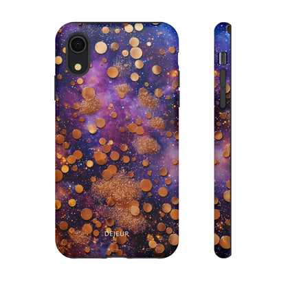 Cosmic Glitter Circles - iPhone Tough Case