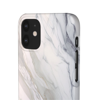 Light Cloud Marble - iPhone Snap Case