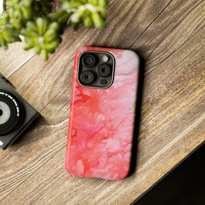 Rose Pink Marble - iPhone Tough Case