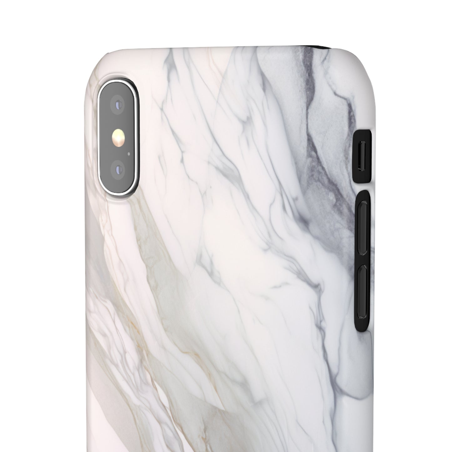 Light Cloud Marble - iPhone Snap Case