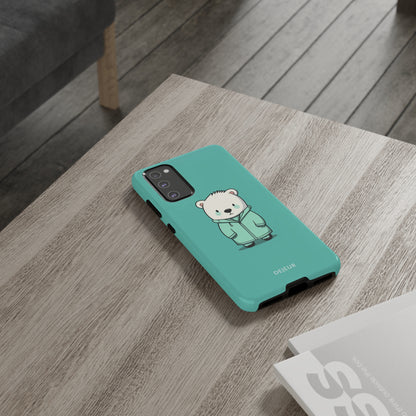 Aqua Coat Bear - Samsung Galaxy Tough Case