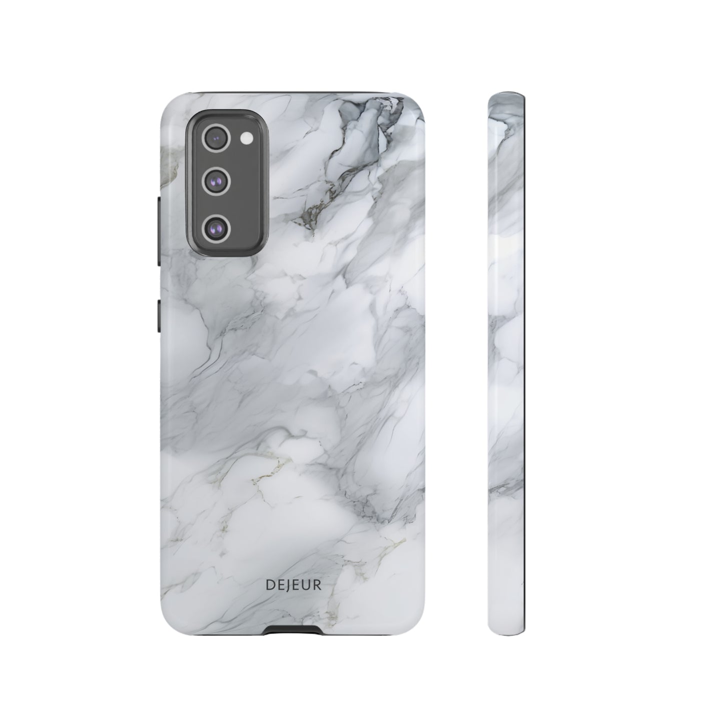 Platinum Silver Marble - Samsung Galaxy Tough Case