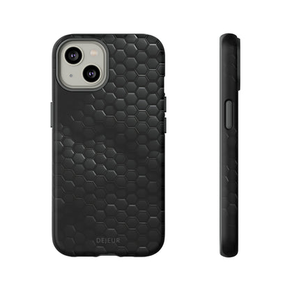 Black Carbon Matrix - iPhone Tough Case