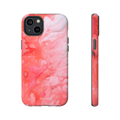 Rose Pink Marble - iPhone Tough Case