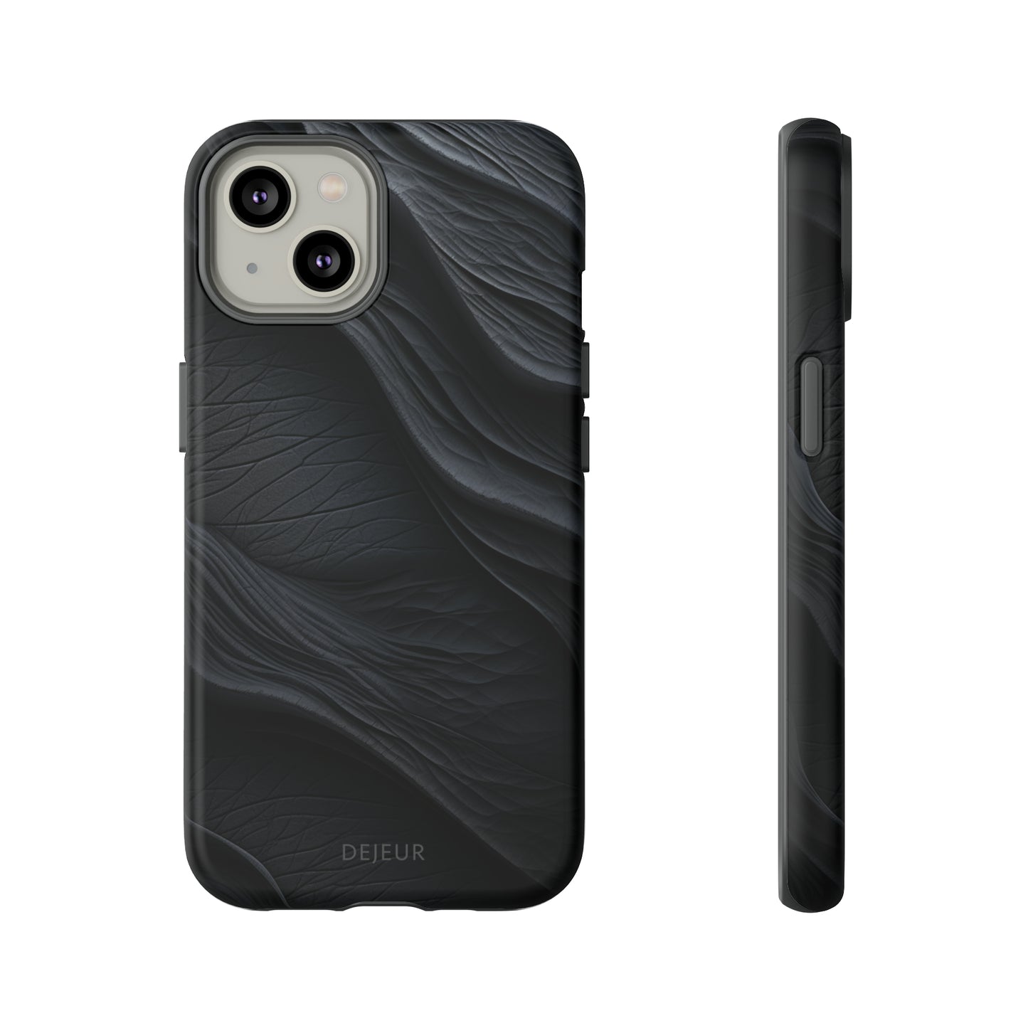 Charcoal Ripples - iPhone Tough Case