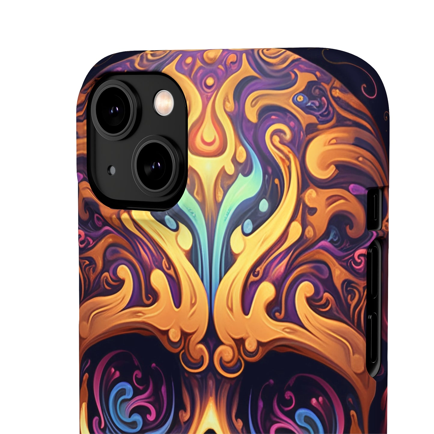 Paisley Skull - iPhone Snap Case