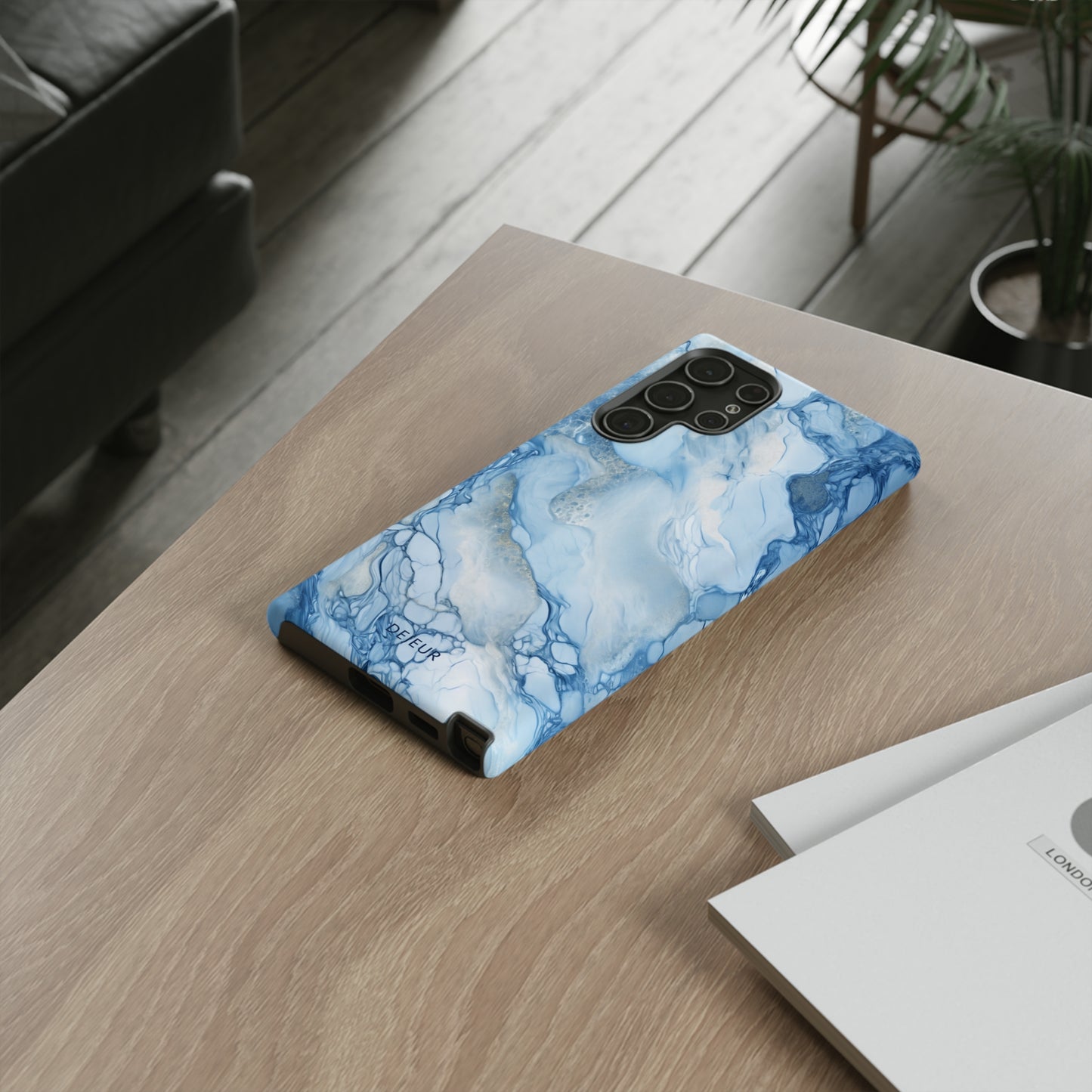 Sky Blue Marble - Samsung Galaxy Tough Case