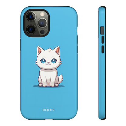 Little Blue Eyed Cat - iPhone Tough Case