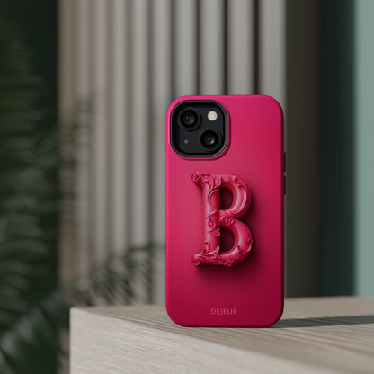 B Hot Pink - iPhone MagSafe Tough Case