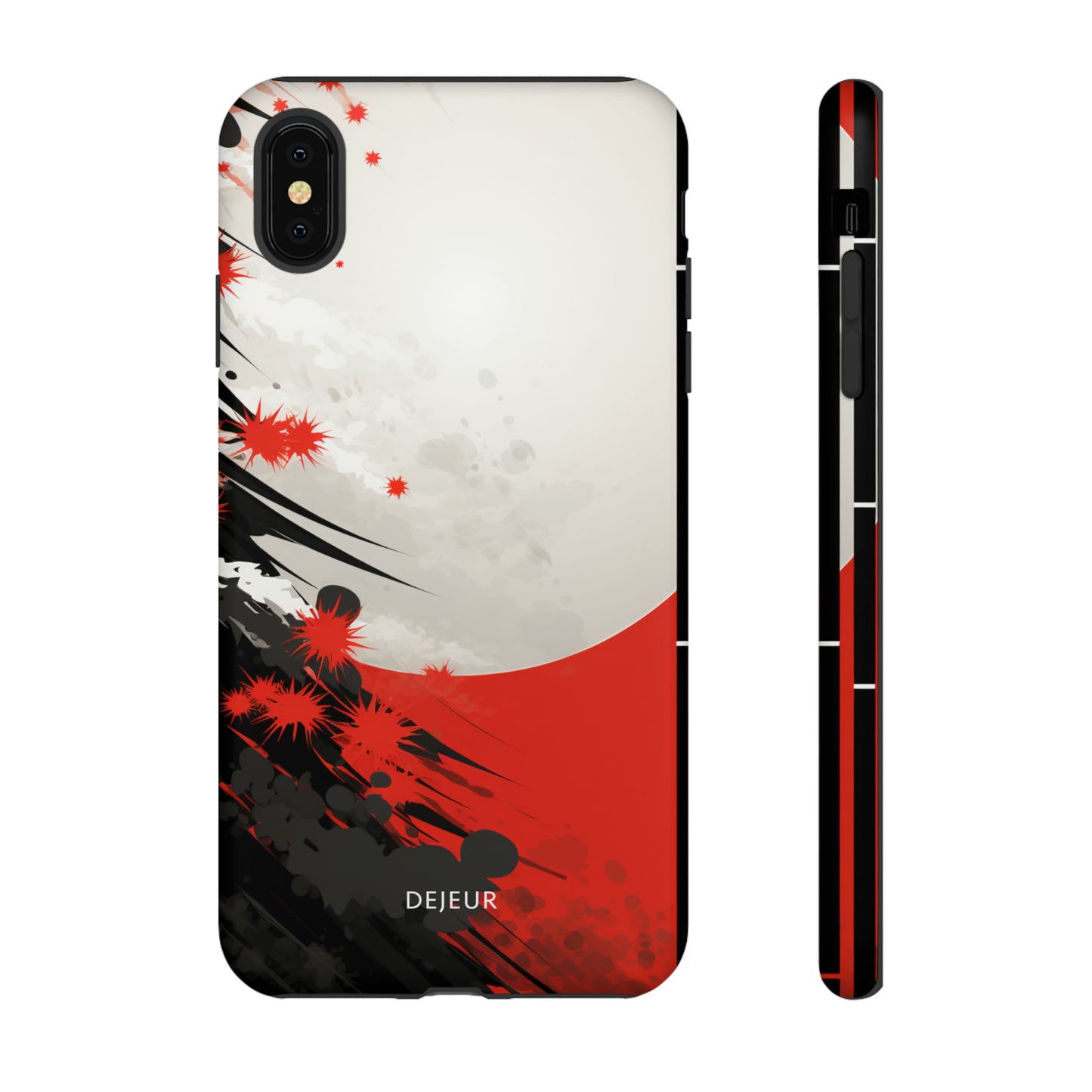 Japanese Abstract Splatter - iPhone Tough Case