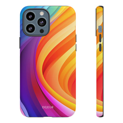 Rainbow Waves - iPhone Tough Case