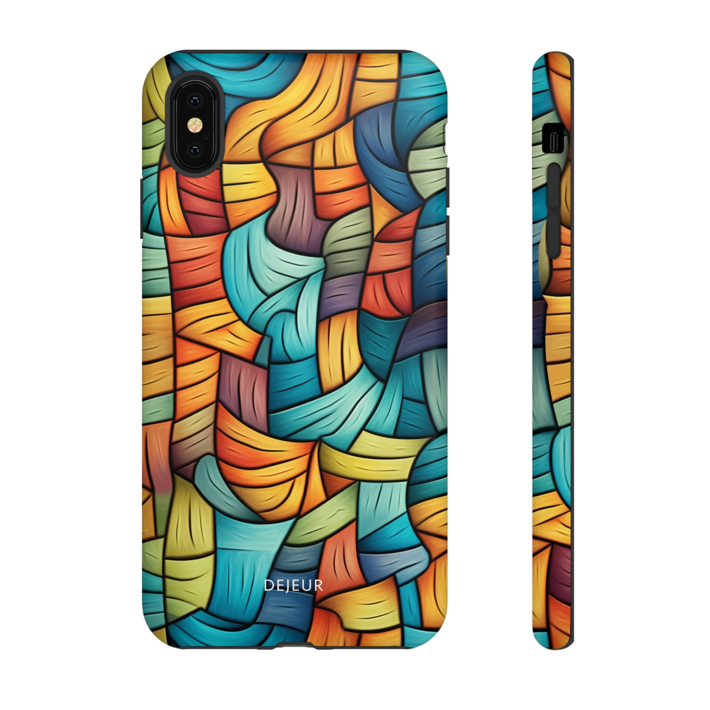 Curved Line Slats - iPhone Tough Case