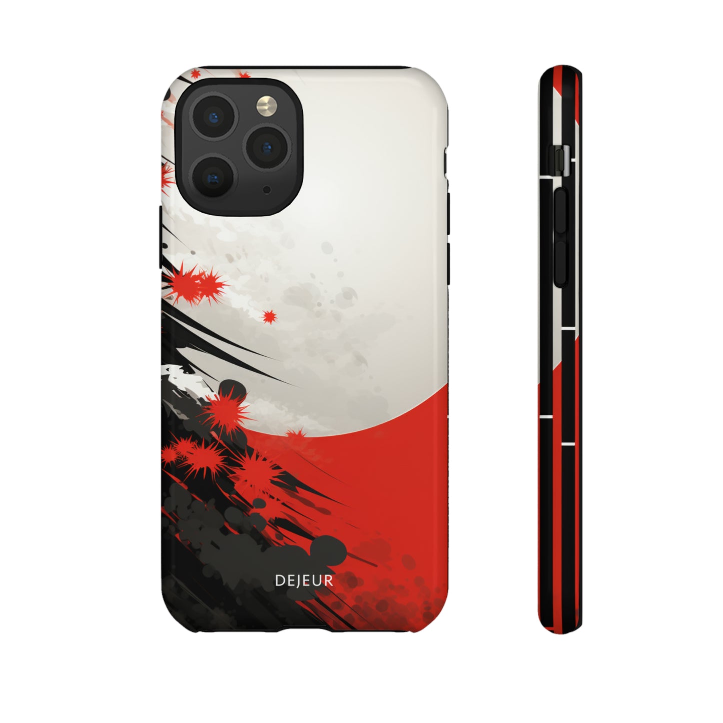 Japanese Abstract Splatter - iPhone Tough Case