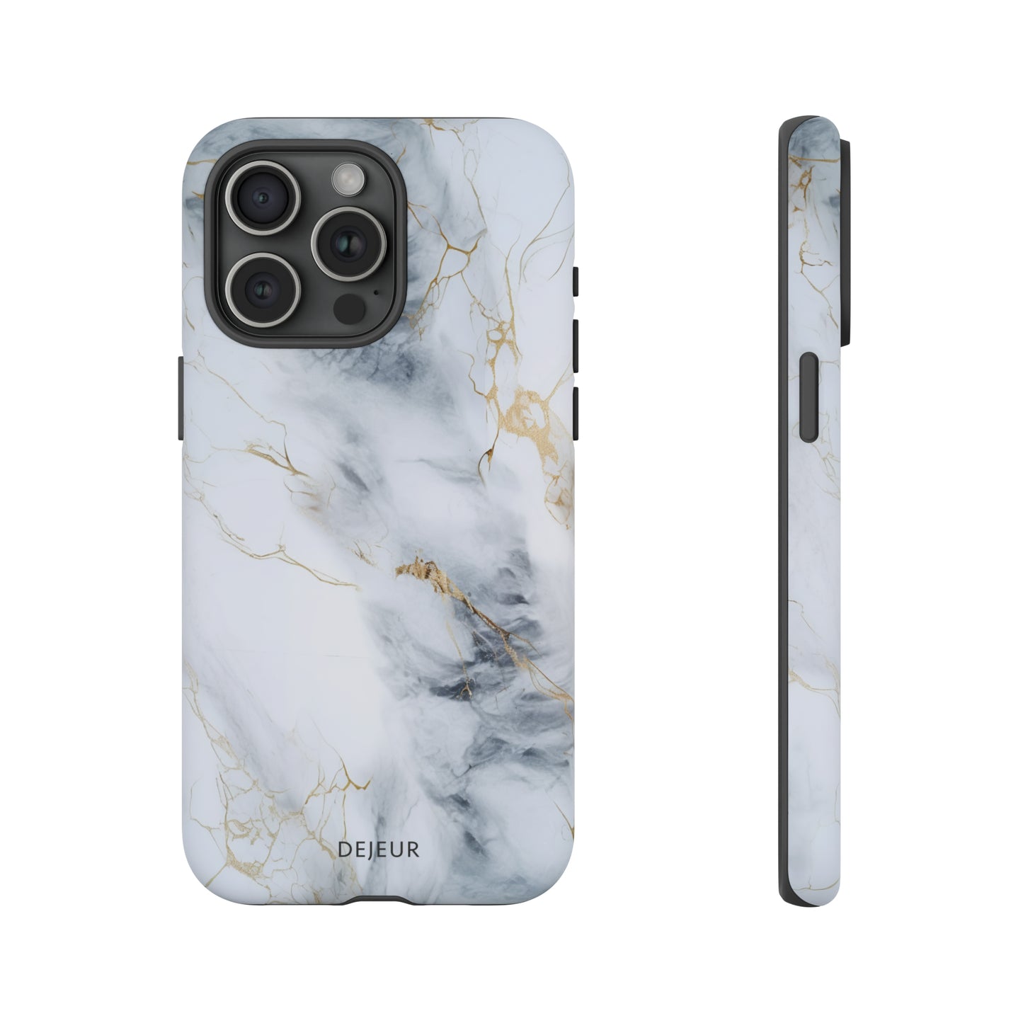 White Gold Marble - iPhone Tough Case