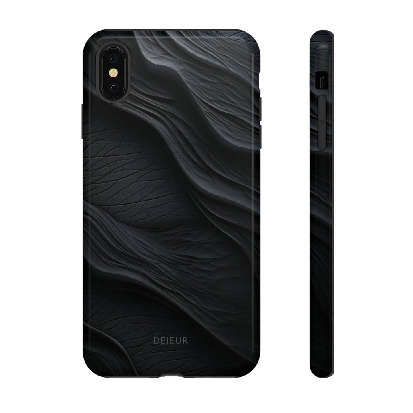 Charcoal Ripples - iPhone Tough Case