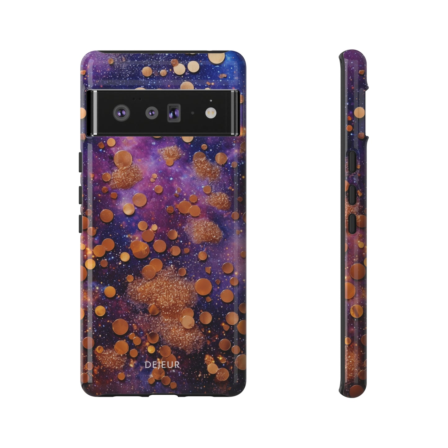 Cosmic Glitter Circles - Google Pixel Tough Case