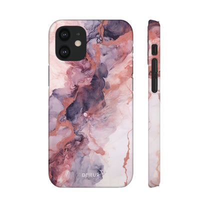 Royal Purple Marble - iPhone Snap Case