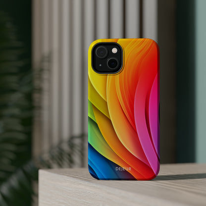 Rainbow Layers - iPhone MagSafe Tough Case