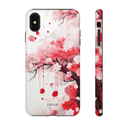 Cherry Blossom Painting - iPhone Tough Case