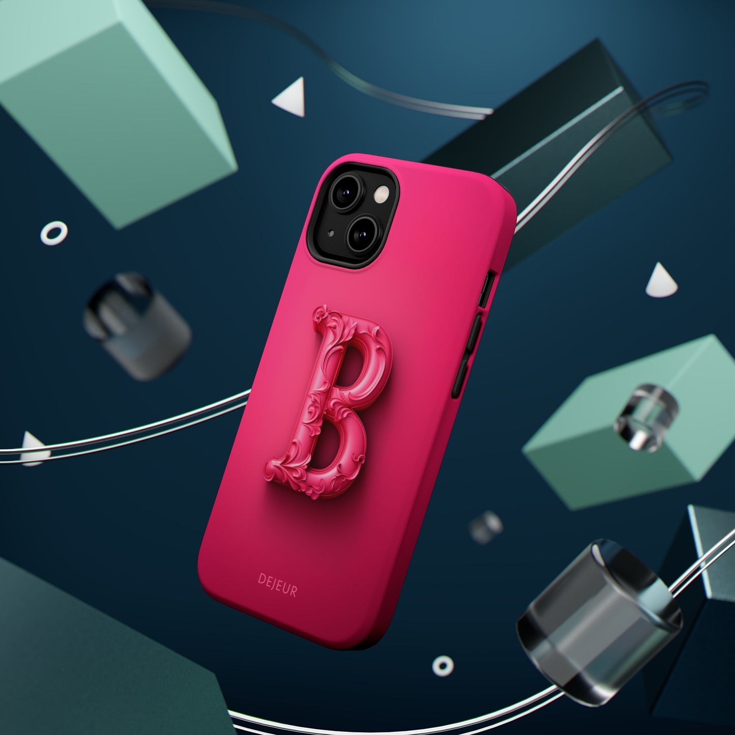 B Hot Pink - iPhone MagSafe Tough Case