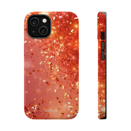 Rose Confetti Glitter - iPhone MagSafe Tough Case