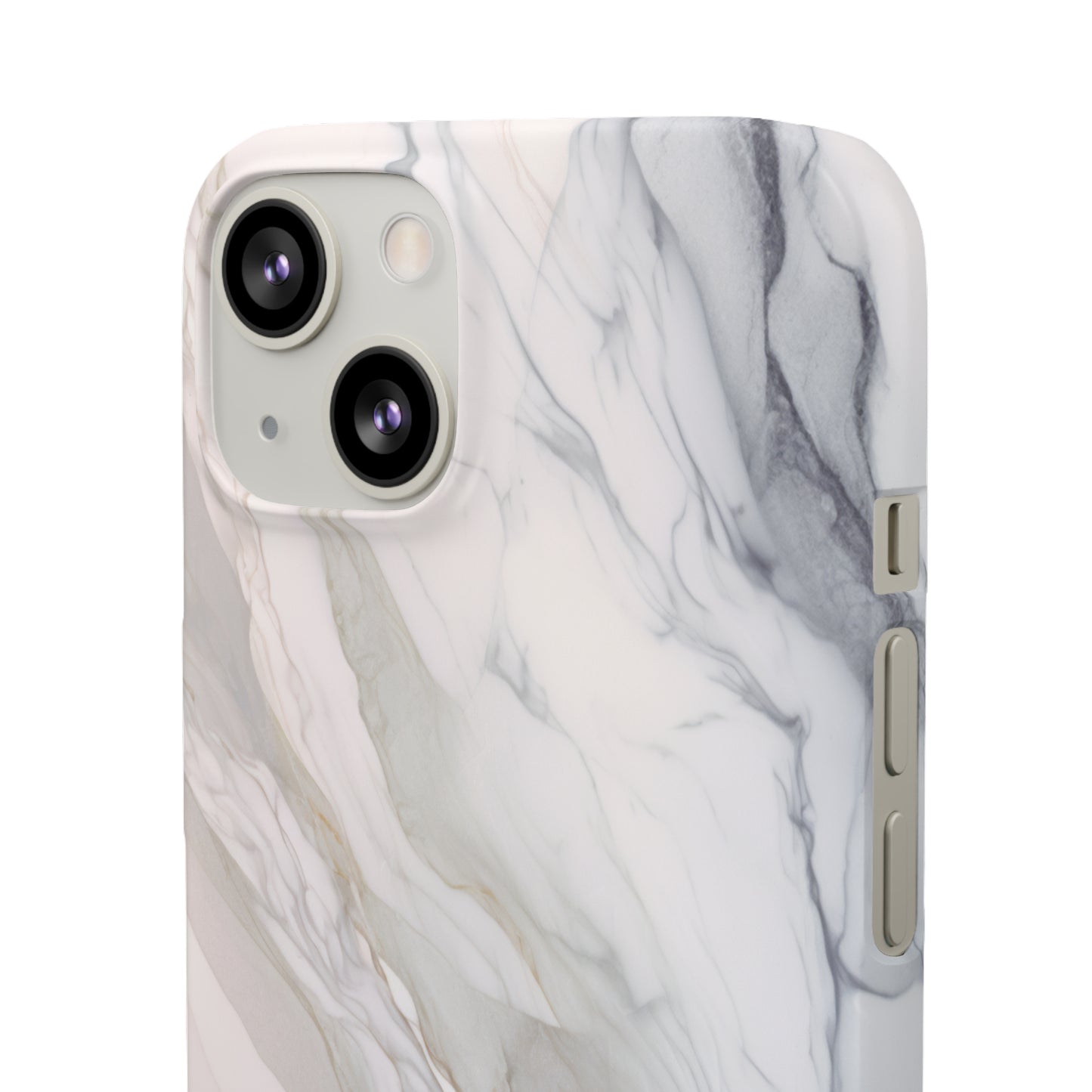 Light Cloud Marble - iPhone Snap Case